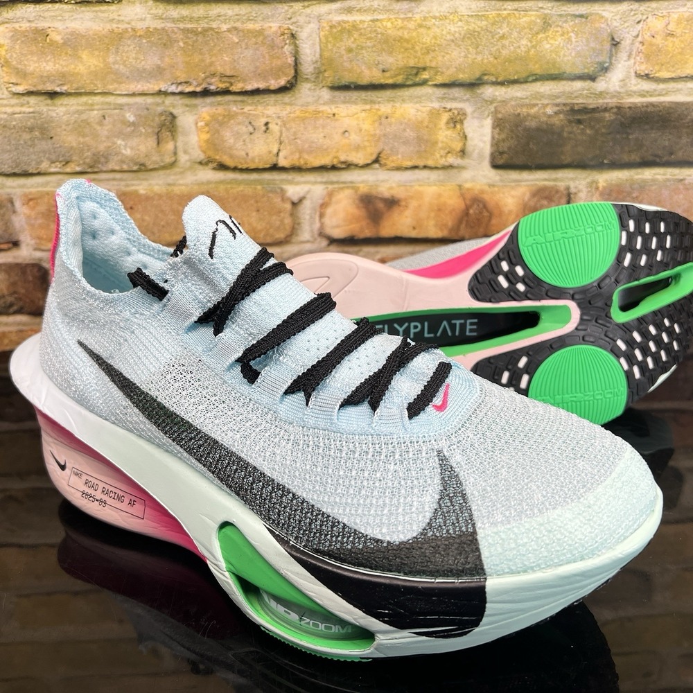 Womens 12 / Mens 10.5 - Nike Air Zoom Alphafly NEXT% 3 Glacier Blue Hyper Pink